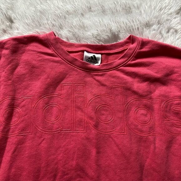 Adidas Pink Sweatshirt Size XL 16 - Picture 2 of 6